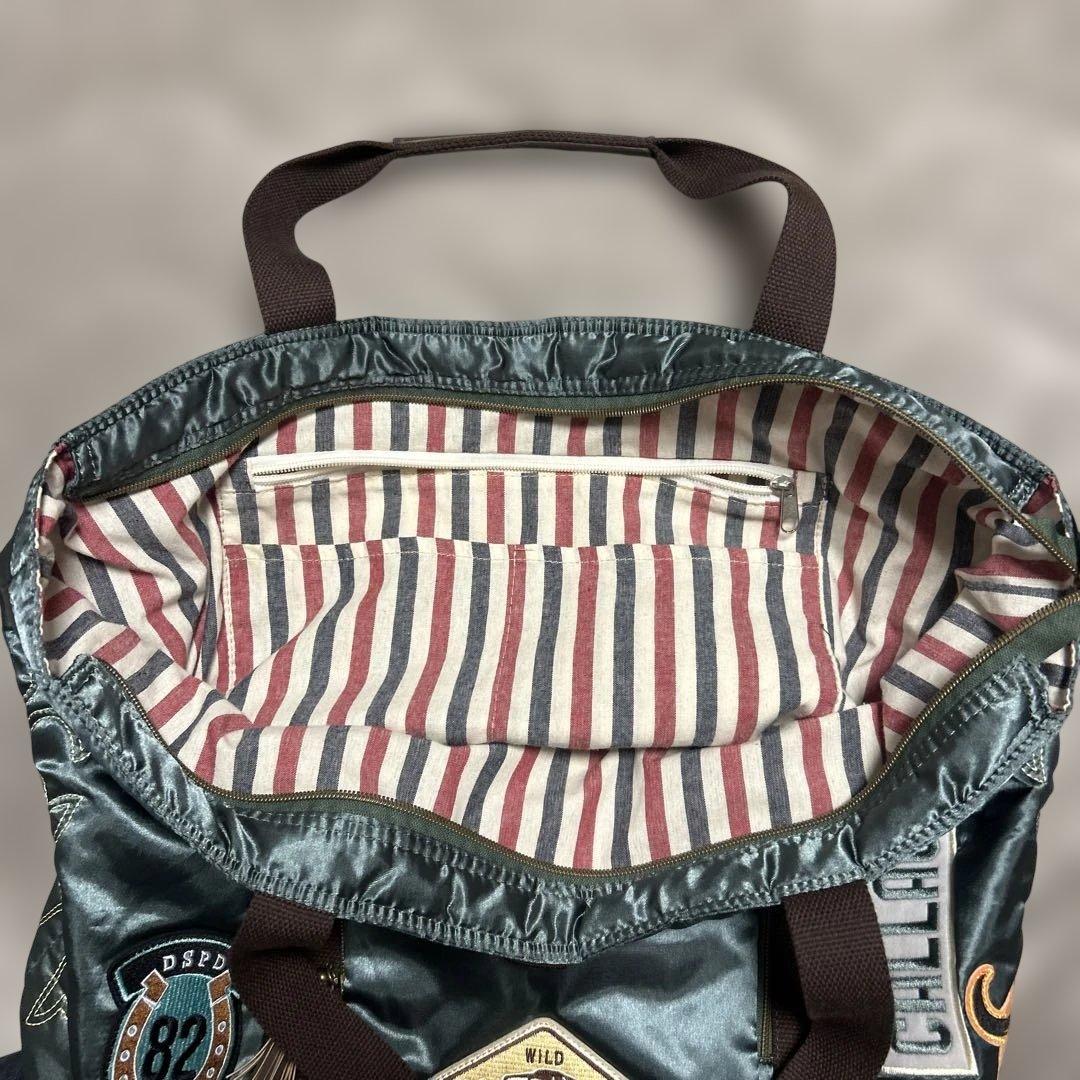 【超美品】Callawayキャロウェイワッペントートバッグ グリーン 軽量