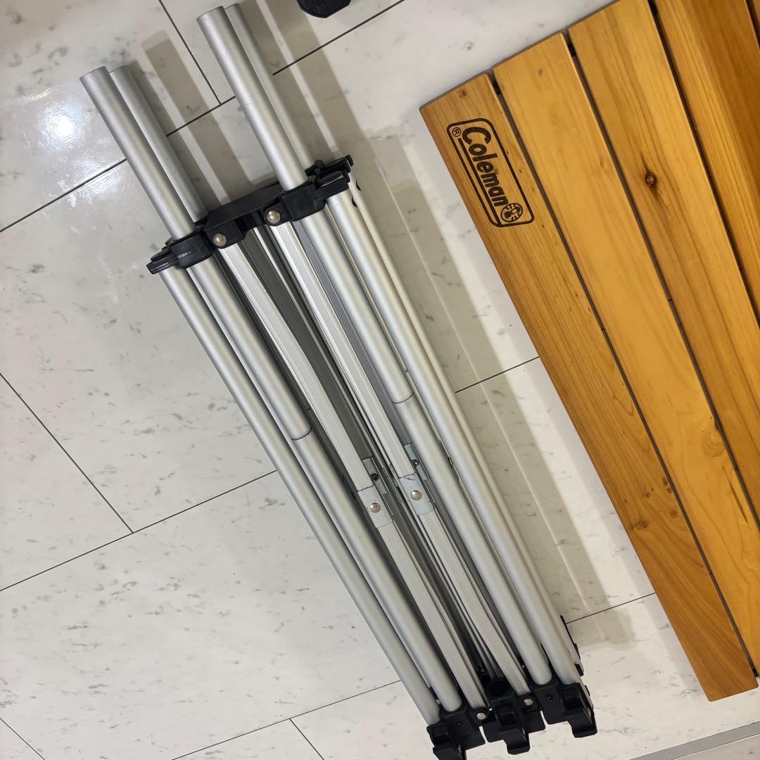 Coleman ナチュラルウッドテーブル110