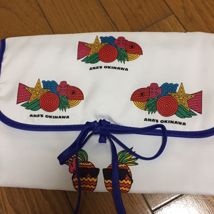新品 ANA OKINAWA エプロン トラベルポーチセット