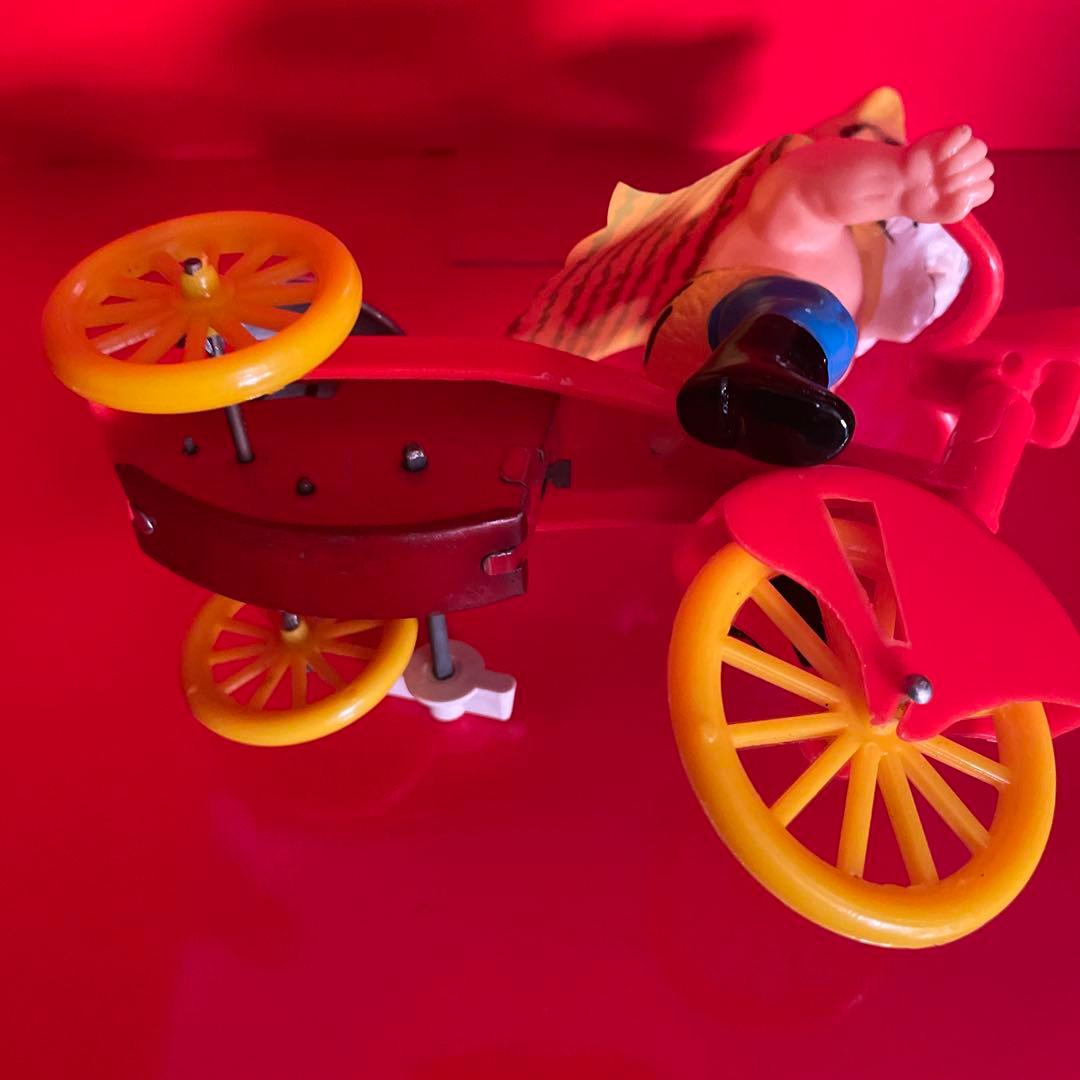 タイガーマスク　ブリキ自転車キャラクター