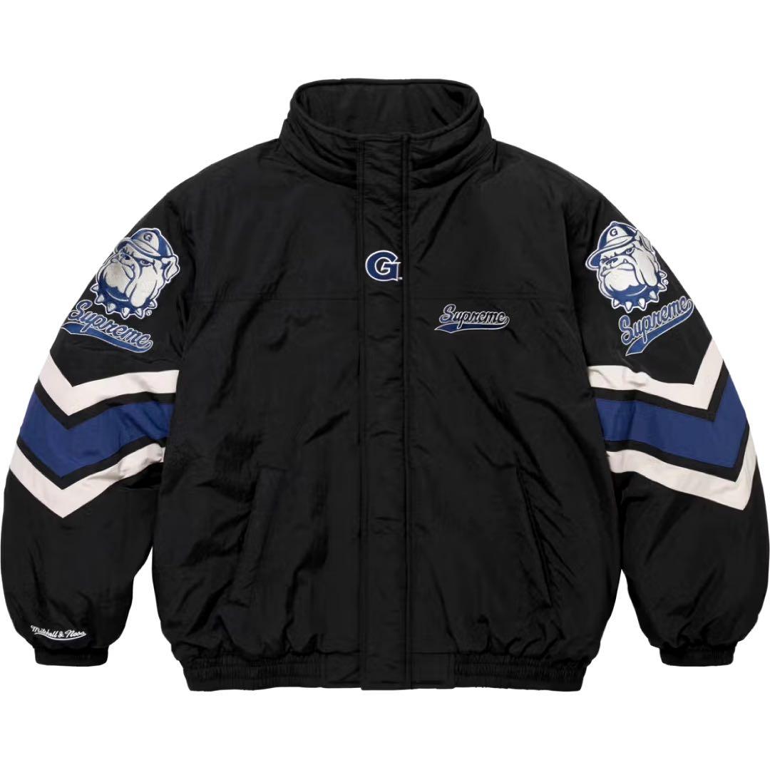 ウォームアップウェア Supreme NCAA Hooded Stadium Jacket Black