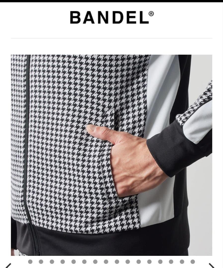 Baratti ハウンドトゥースジャケット XL