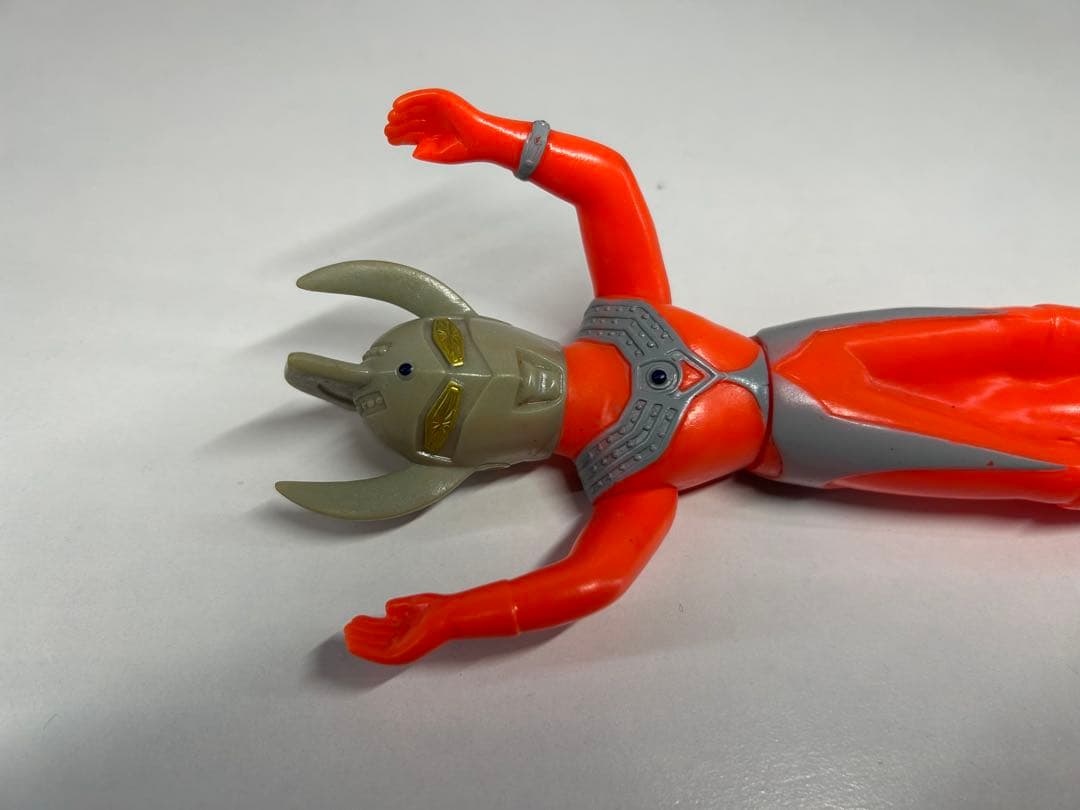 ブルマァク　ウルトラマンタロウ　ソフビ キャップ　当時物　15cm