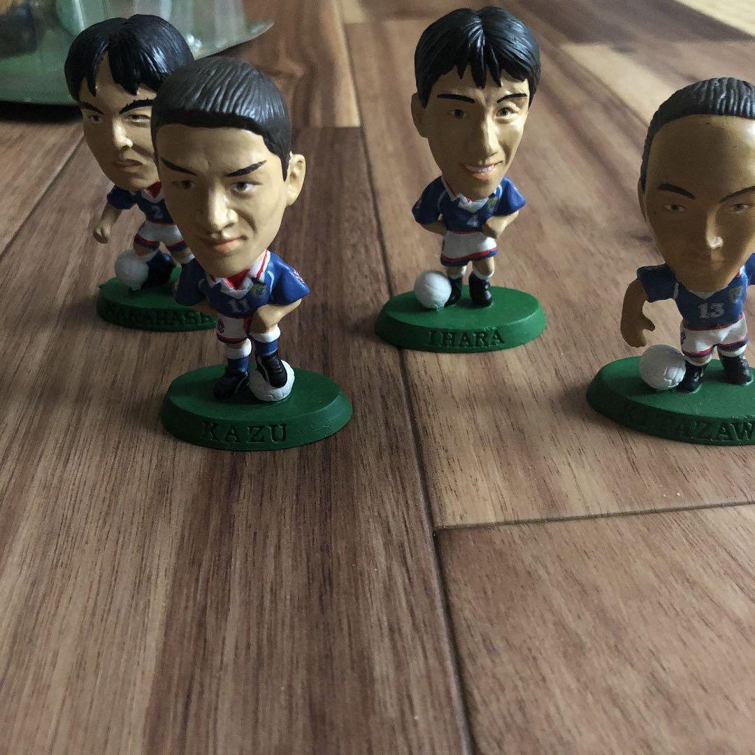 サッカー日本代表フィギュア三浦和良、名良橋、井原、北澤　中田、岡野、中山、柳沢