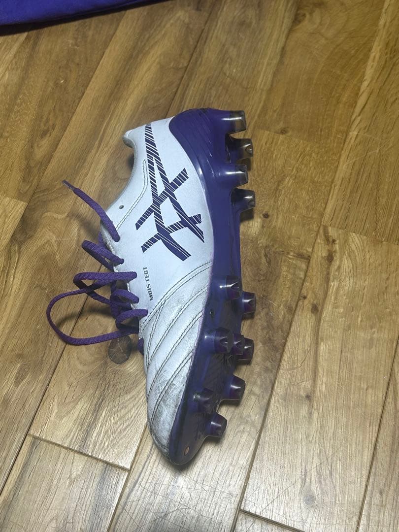 ASICS ゼロ スパイクシューズ ホワイト/パープル