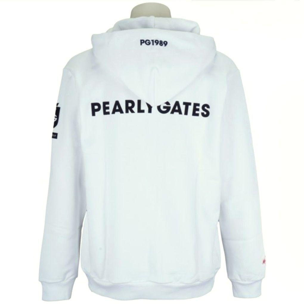 【PEARLY GATES/パーリーゲイツ】パーカー ホワイト 白 サクラ 桜