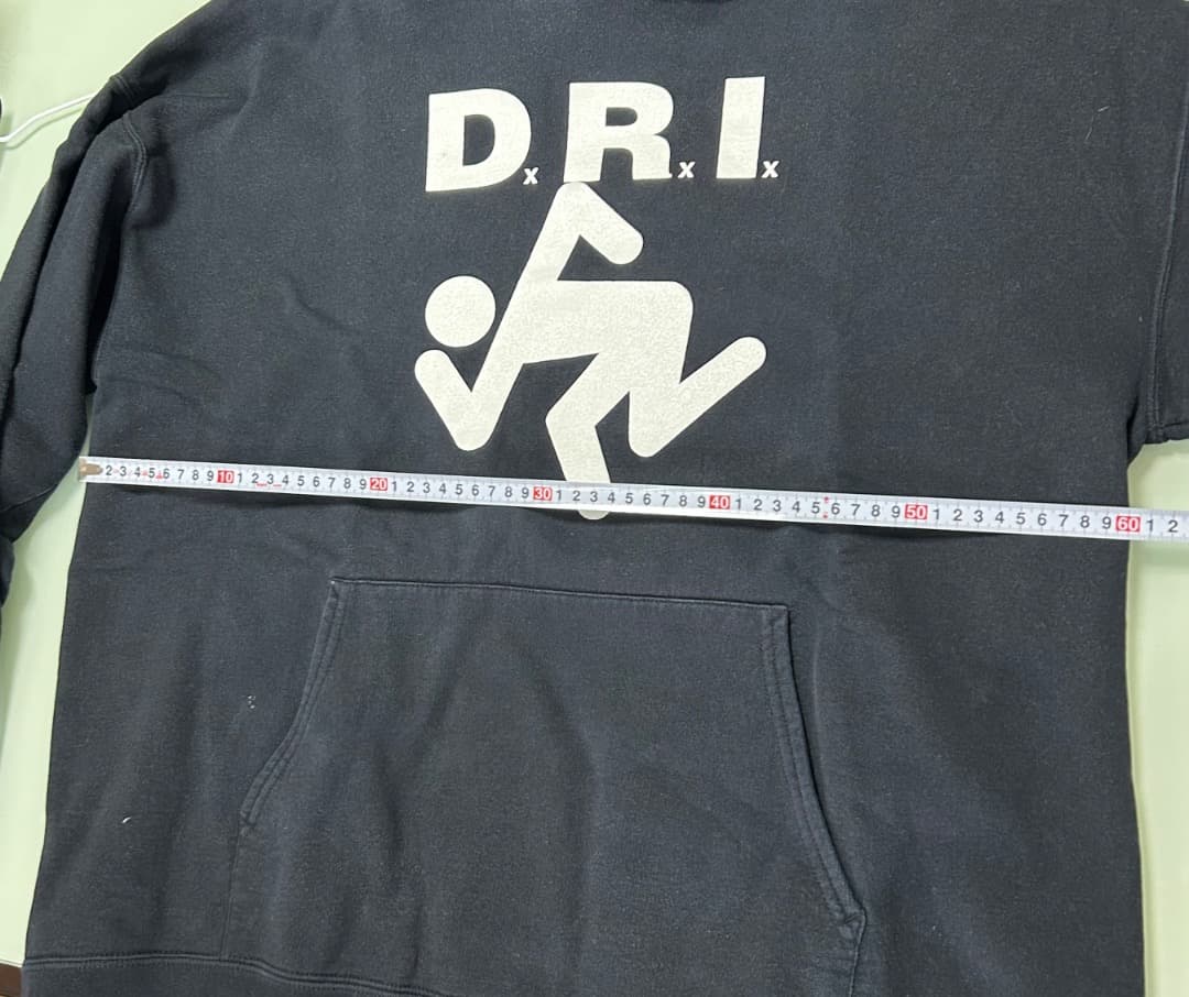 ハードコア・スラッシュ　バンド　DRI フーディー 黒