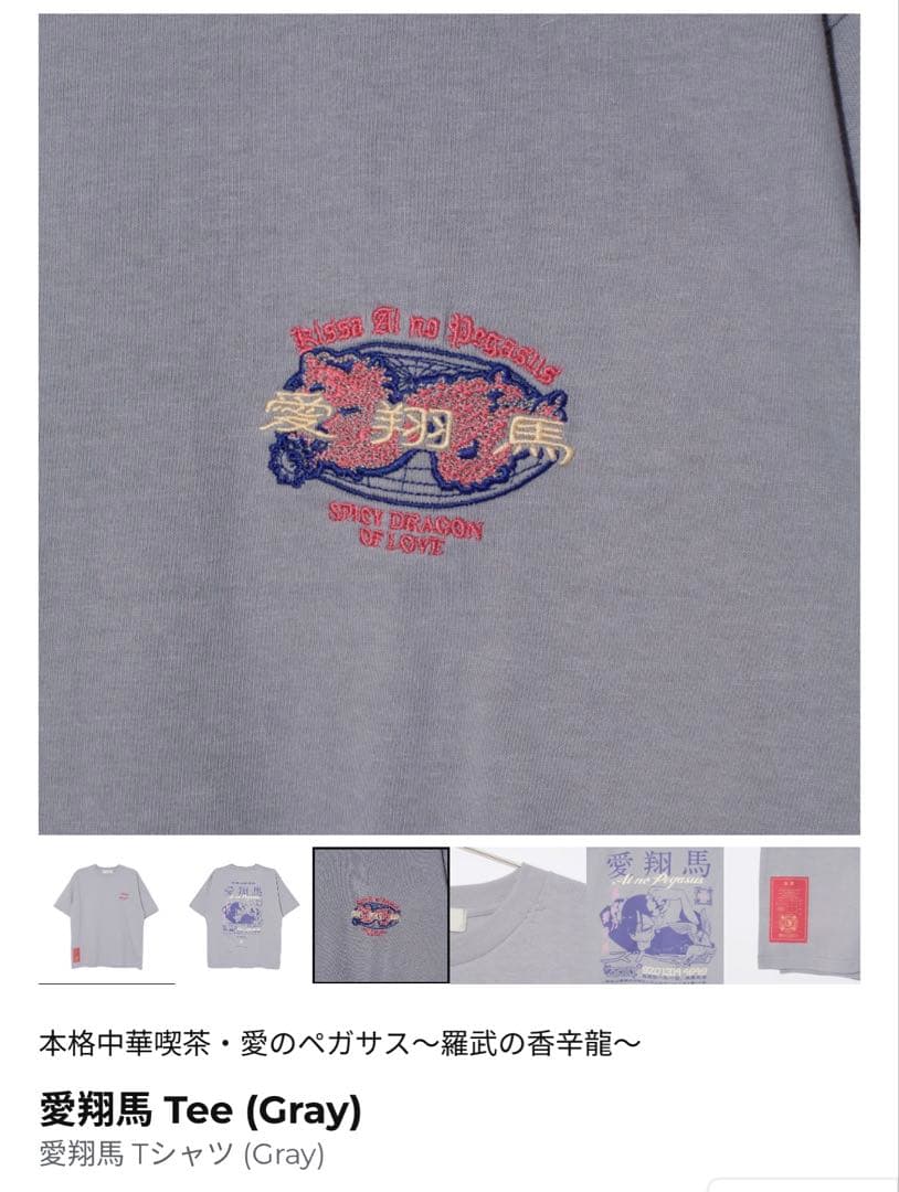 愛翔馬 Tee (Gray) M