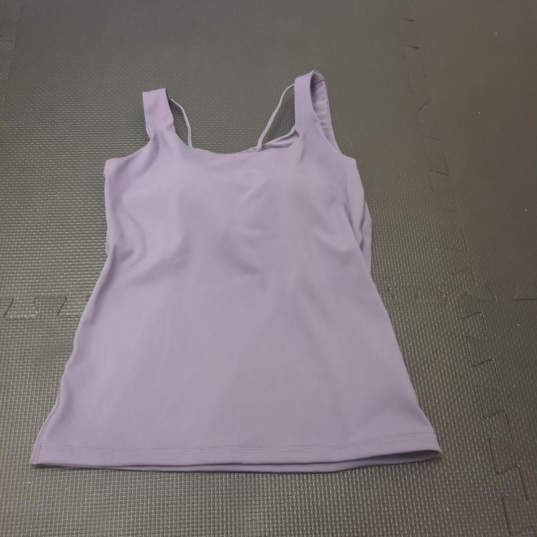 お値下【美品】SUKALA ツインクロスアシンメトリータンクトップ S　モーヴ