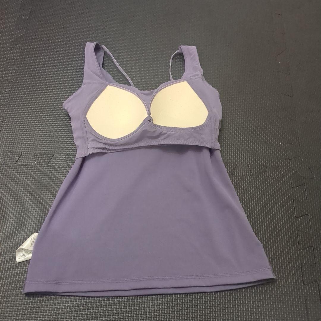 お値下【美品】SUKALA ツインクロスアシンメトリータンクトップ S　モーヴ