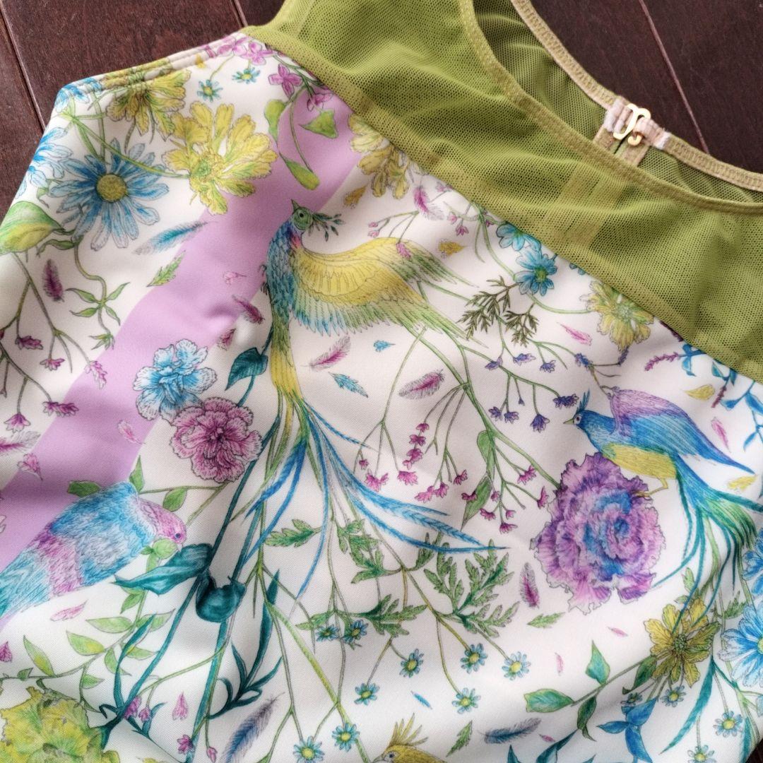 【レオタードトーキョー】花と鳥レオタード