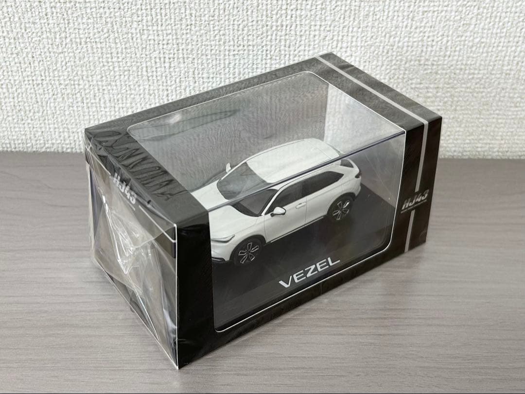 ホンダ ヴェゼル 1/43 プラチナホワイト ミニカー HJ431002PW