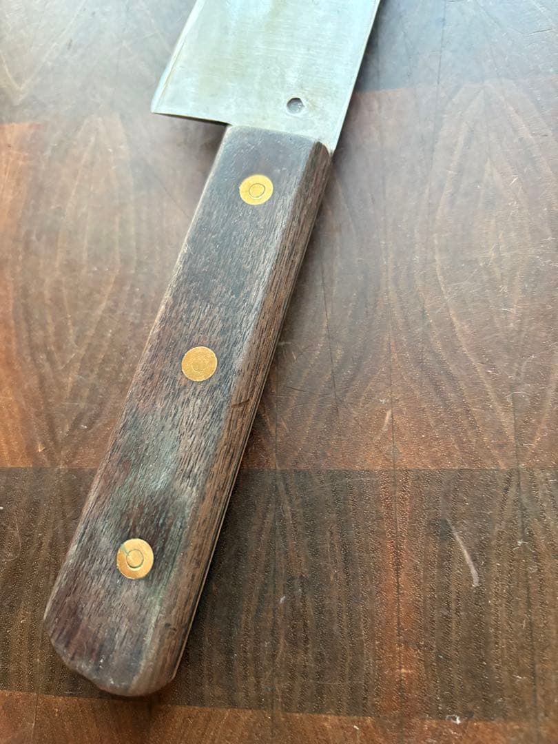正本　最上　切付　牛刀　300mm 尺　包丁　洋包丁　研ぎ済　鋼