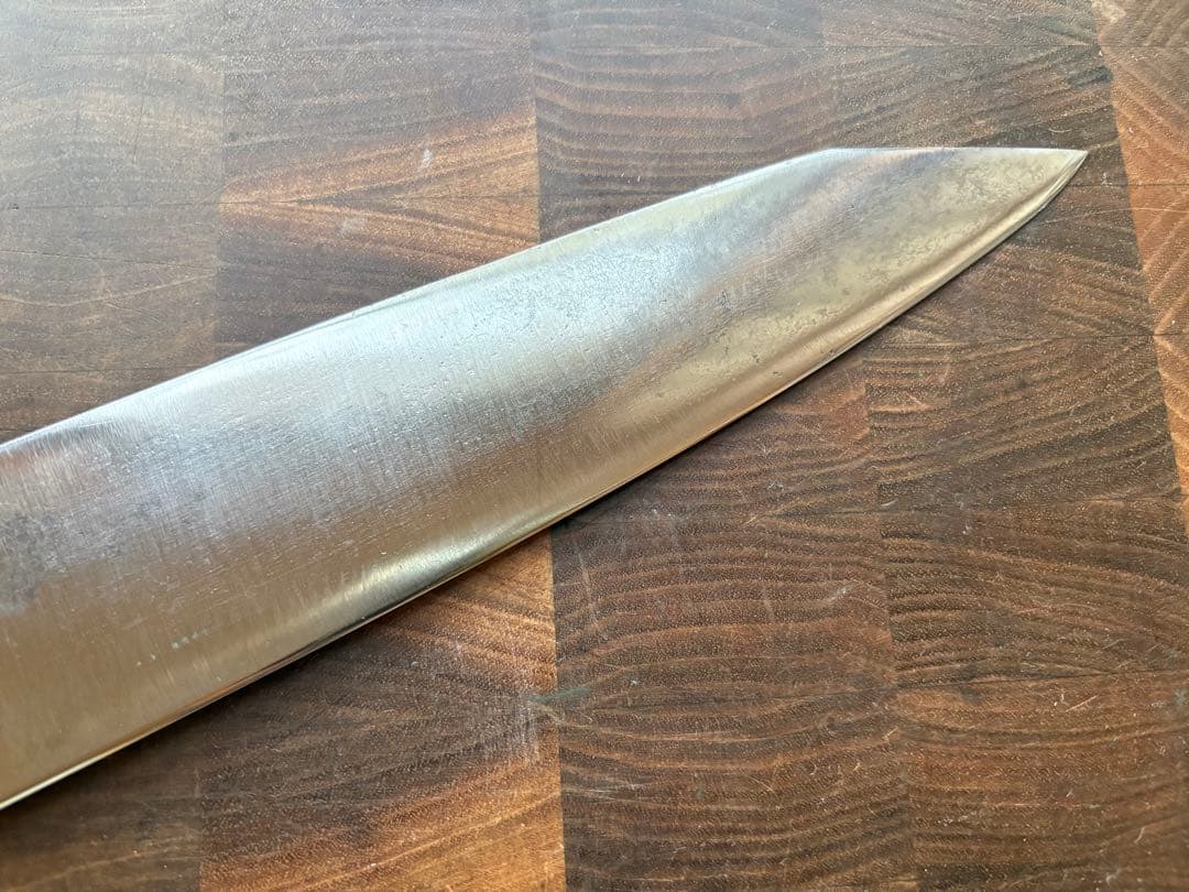 正本　最上　切付　牛刀　300mm 尺　包丁　洋包丁　研ぎ済　鋼