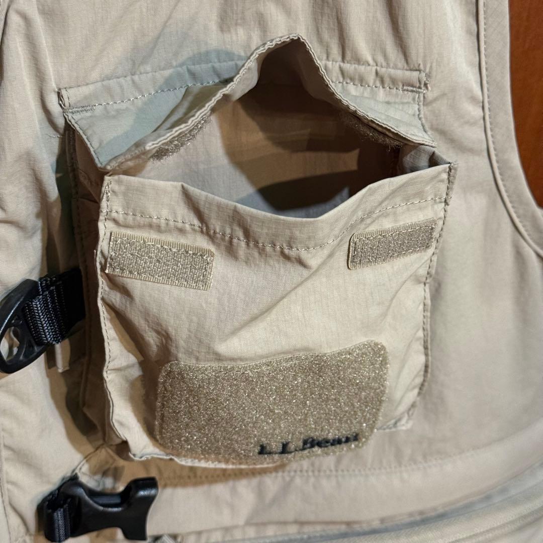 【L.L.Bean】フィッシングベスト ベージュ