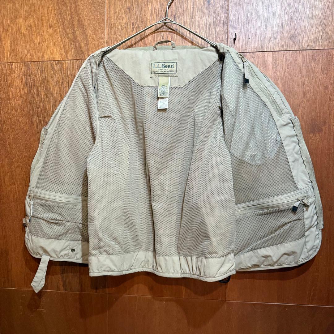 【L.L.Bean】フィッシングベスト ベージュ
