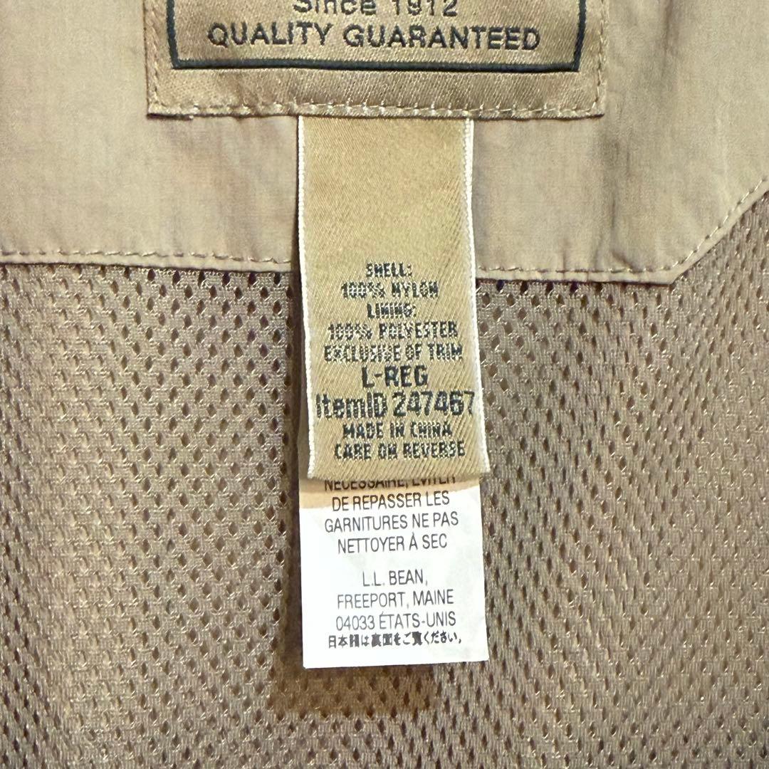 【L.L.Bean】フィッシングベスト ベージュ