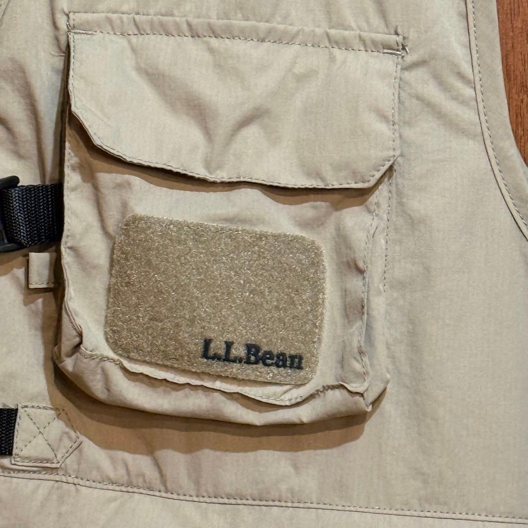 【L.L.Bean】フィッシングベスト ベージュ