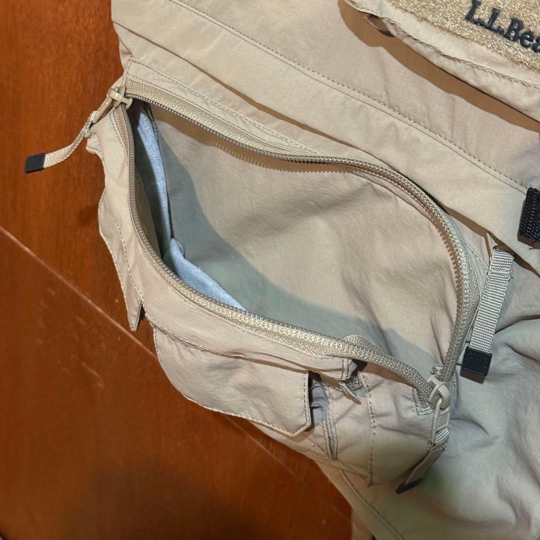 【L.L.Bean】フィッシングベスト ベージュ