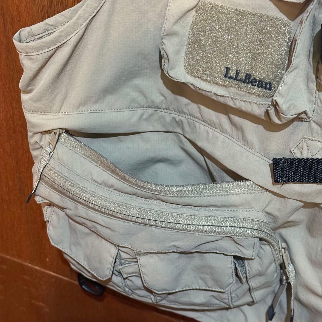 【L.L.Bean】フィッシングベスト ベージュ