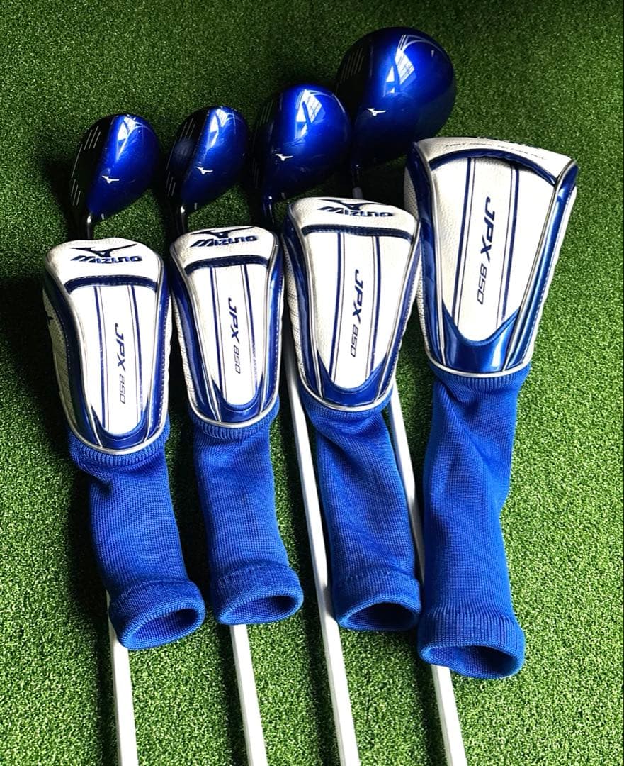 Mizuno JPX 850 ドライバー 、フェアウェイウッド、他の4本セット