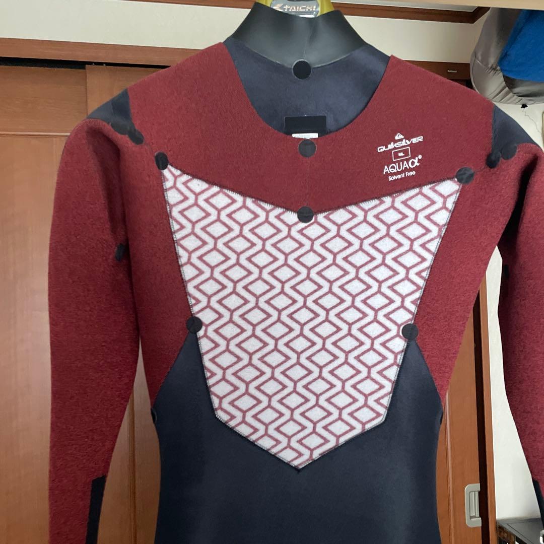 Quiksilver AQUAα® ML フルスーツ　4/3mm 未使用に近い