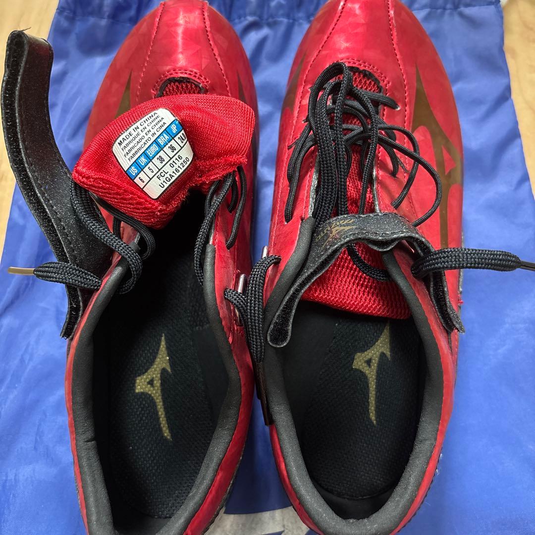 Mizuno 陸上スパイクシューズ 24.0cm レッド