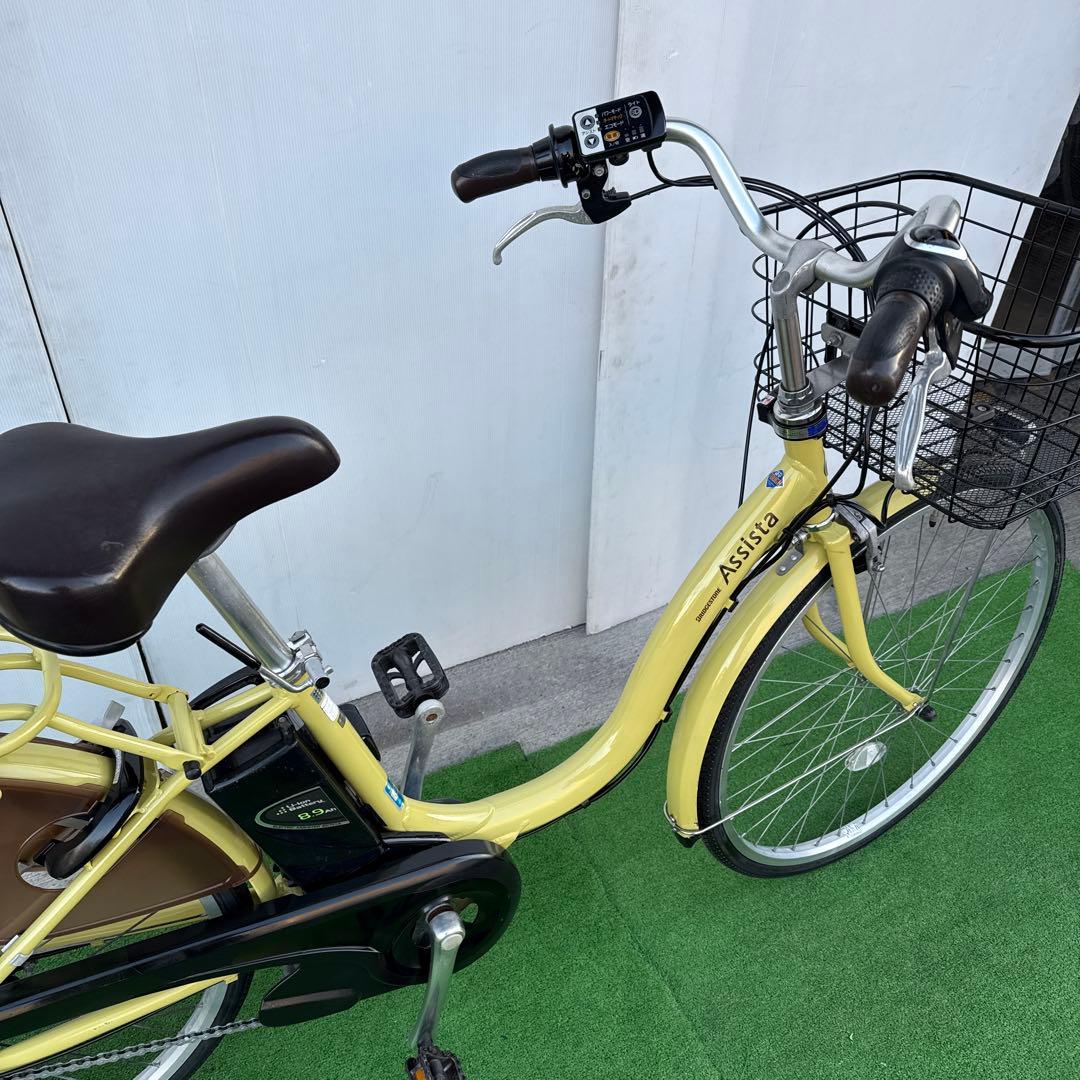 ブリヂストン電動アシスト自転車26インチ イエロー