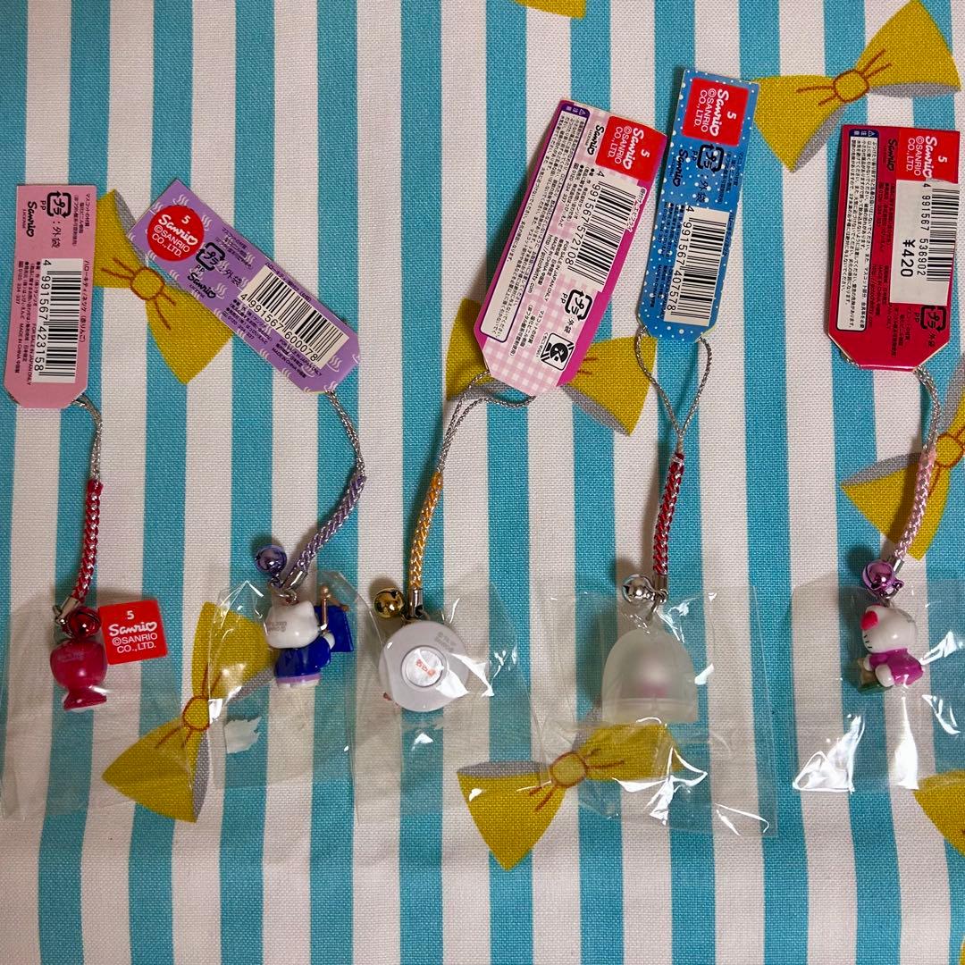 ご当地キティ まとめ売り⑩ 未開封品 根付 ストラップ 10点セット