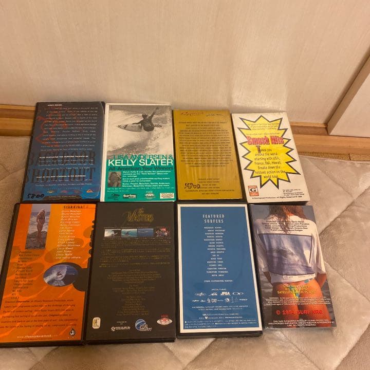 サーフィンビデオテープ（VHS）8本セット