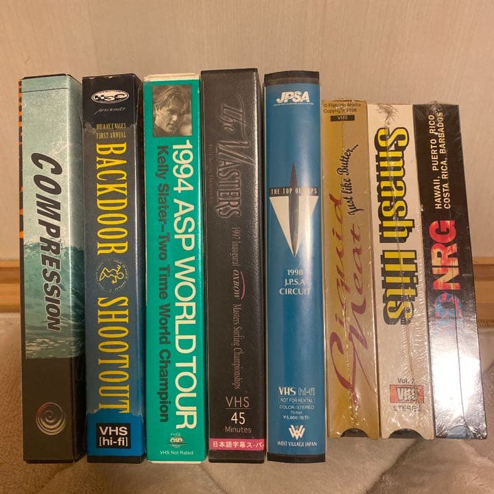 サーフィンビデオテープ（VHS）8本セット