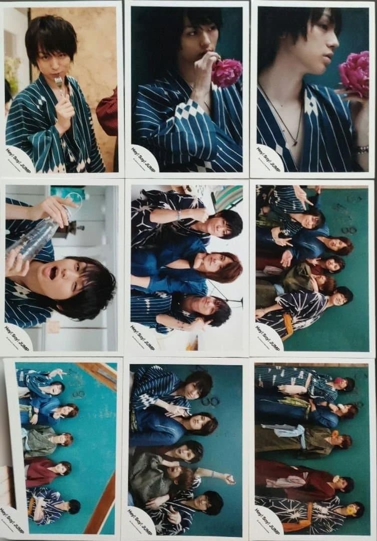 伊野尾慧 公式写真 2012 浴衣 9枚セット Hey!Say!JUMP 黒髪