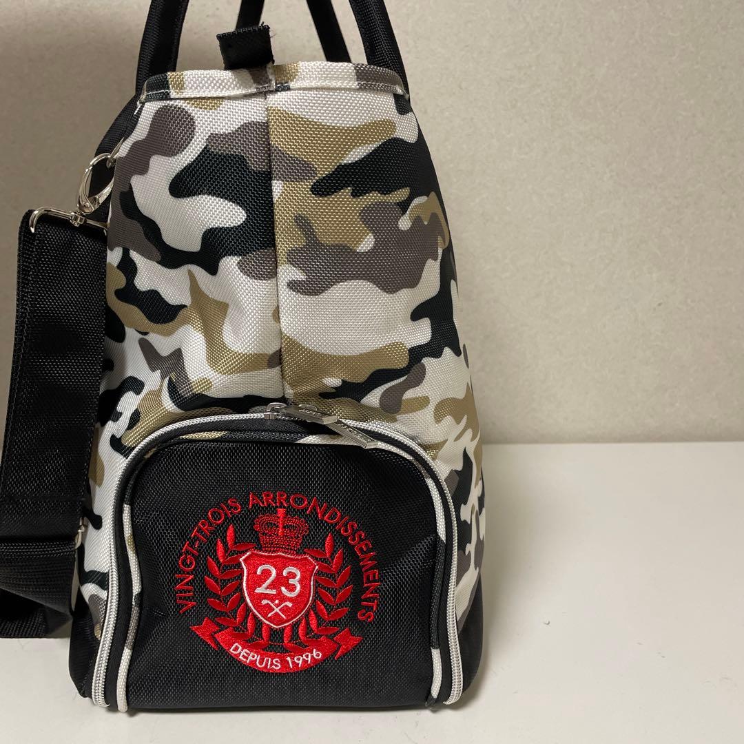 【未使用】23区GOLF・２ウェイ カモフラージュ・ボストンバッグ