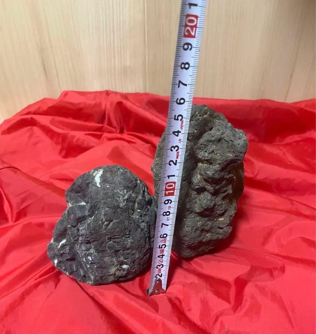 【水石２個セット】原石 盆石 鑑賞石 盆栽　姿石 自然石 盆栽　天然石