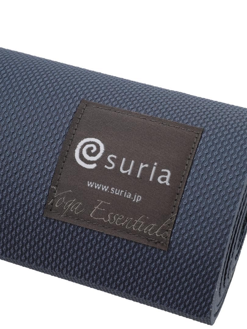 新品 suria スリア ヨガマット 4mm インディゴブルー TPE