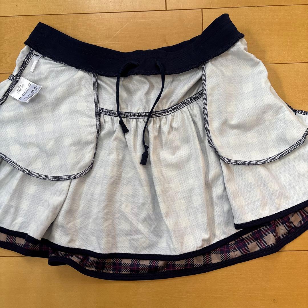 FILA テニスウェア上下セット　 Lサイズ　ベージュ/パープル/ネイビー 美品
