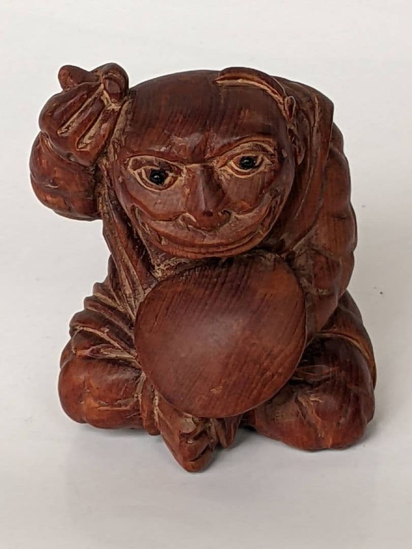 根付　48　動物　骨董品