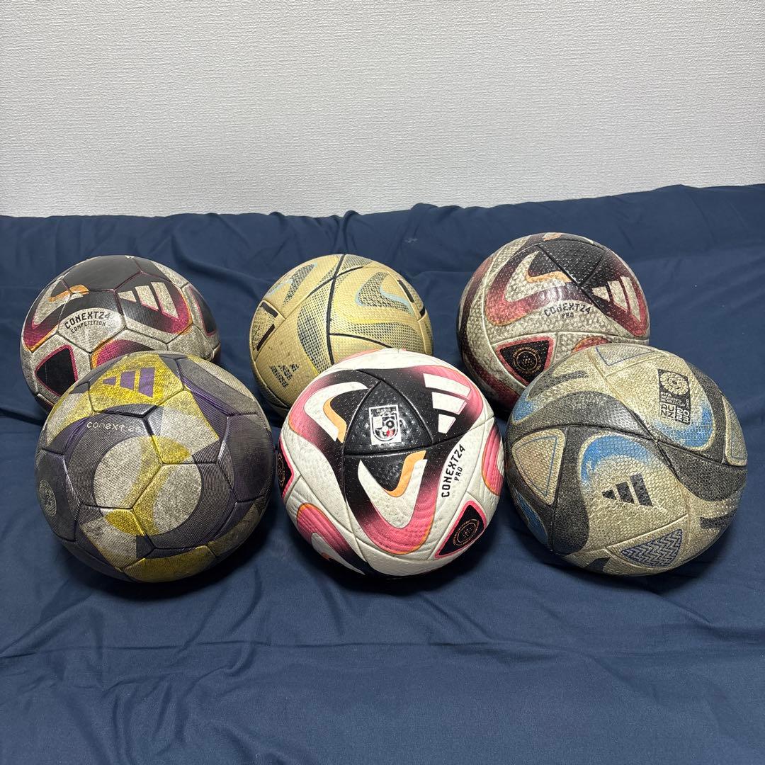アディダス　サッカーボール　5号球　6個セット