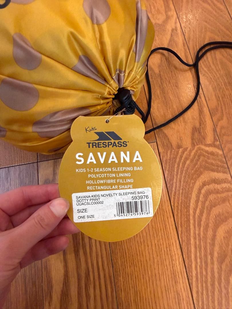 アウトドア寝具 Kids TRESPASS SAVANA SLEEPING BAG