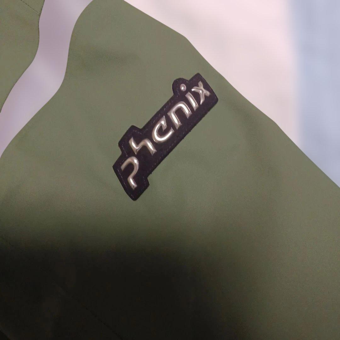 PHENIX　グリーン フード付きスキーウェアセット