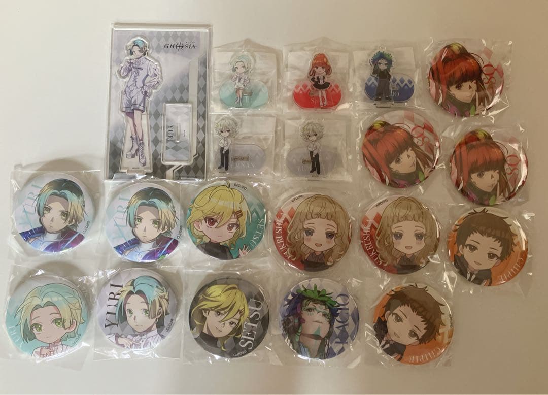 くじ引き堂 グノーシア クリアポスター アクスタ 缶バッジ セット売り