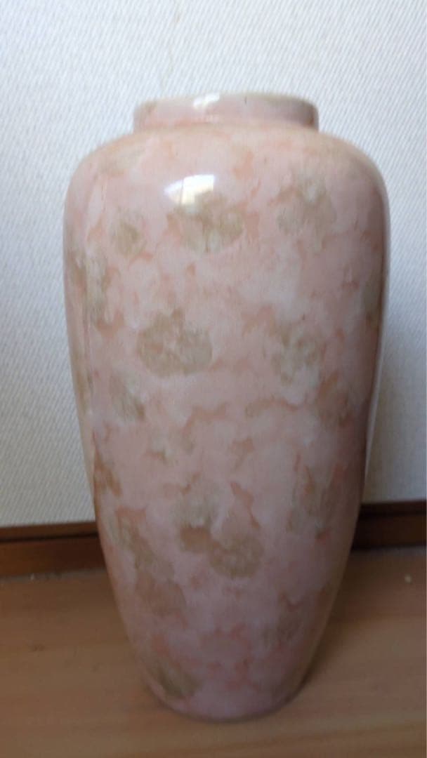 陶器とクリスタルの花瓶セット