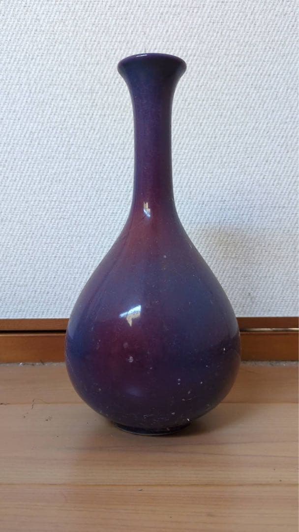 陶器とクリスタルの花瓶セット