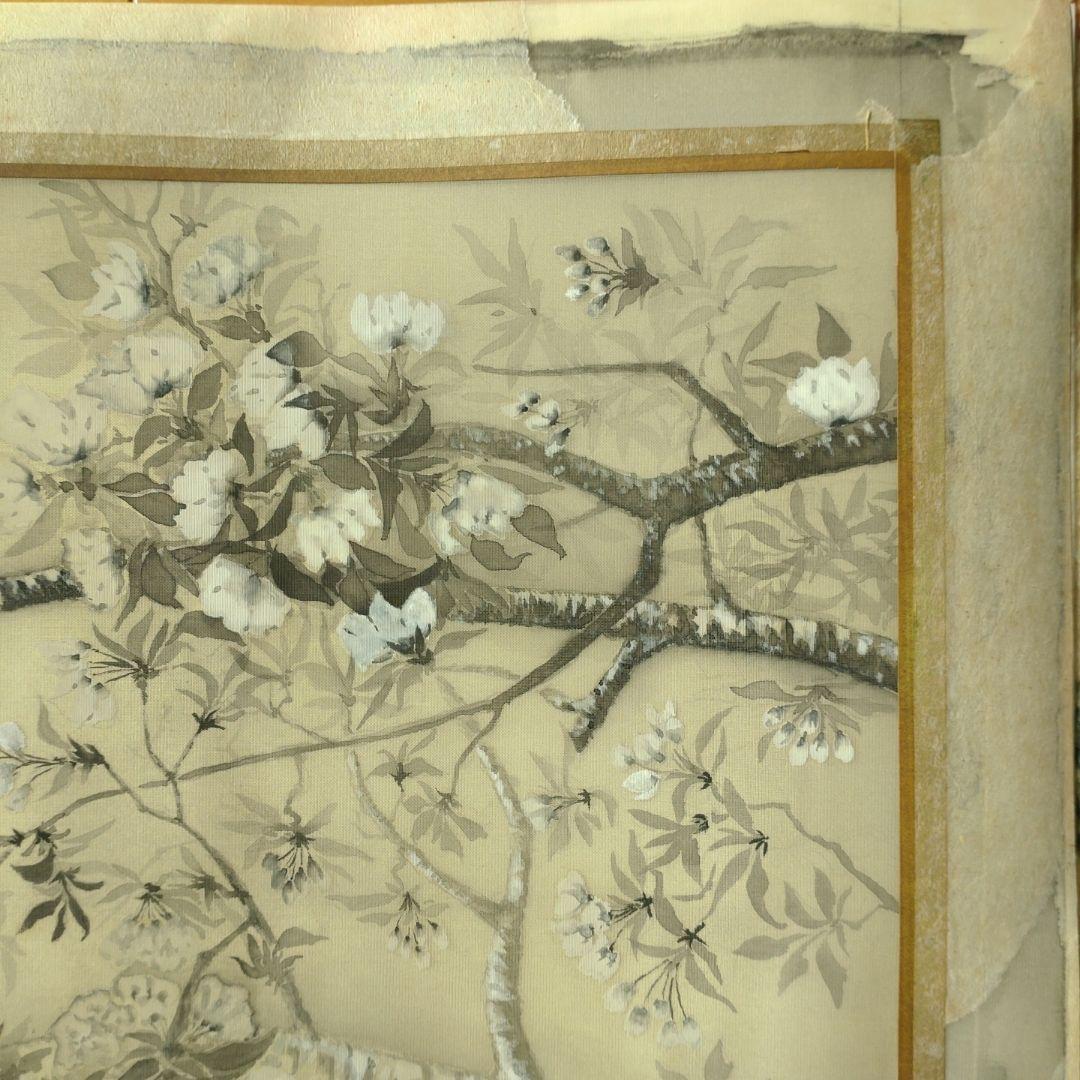 水墨画 夜桜