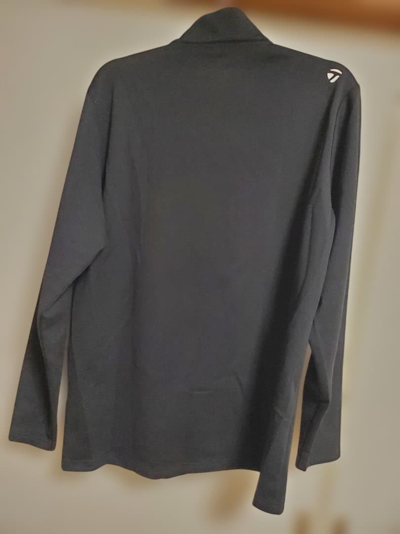 テーラーメイド ゴルフウェア 裏起毛長袖シャツ グリッドハーフジップ 2XL