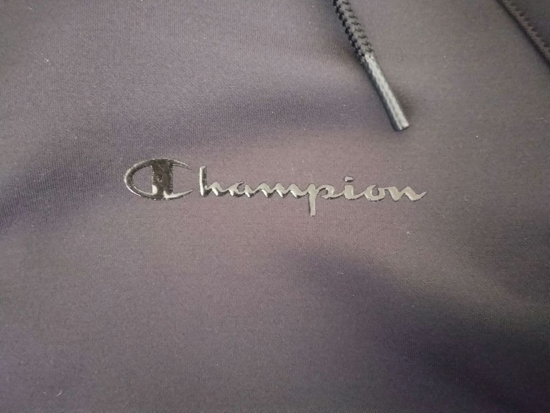 Champion 黒 Lサイズ フルジップジャケット　C8-TS101R