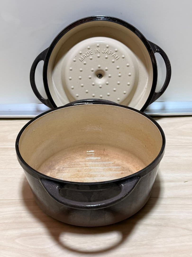 Vermicular 鋳鉄鍋 ブラウン 約22cm 動作確認済み