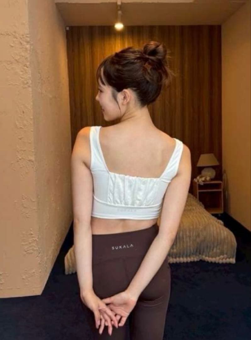 【新品未開封】SUKALA スカーラ フラワーレースブラトップ S オフホワイト