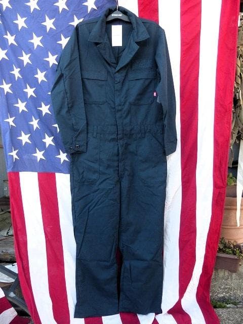 米軍実物　NAVY　ユティリティカバーオール 44L　FR　難燃 つなぎ 160