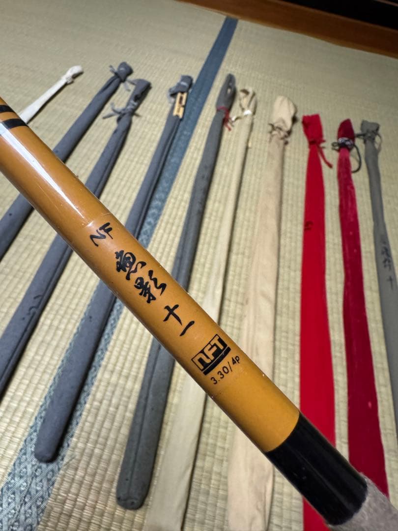 【本日週末限定価格】ヘラブナ竿10本セット＋竿立て2本